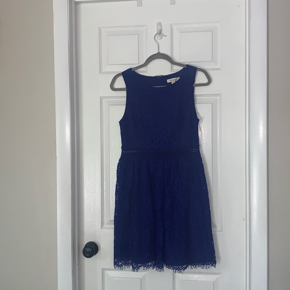 Blue Mini lace Dress. Never worn